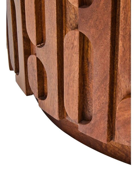 Кръгла масичка за кафе с мраморна плоча в естествен цвят ø 70 cm Torcino – Premier Housewares