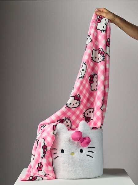 Sinsay - Детско одеяло Hello Kitty - розов