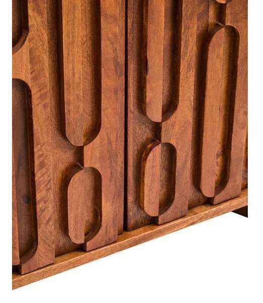 Скрин от масивно манго в естествен цвят 140x75x45 cm Torcino – Premier Housewares