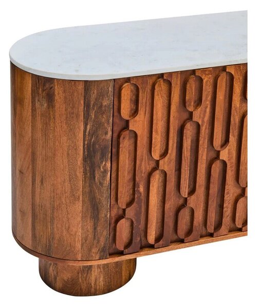 Скрин от масивно манго в естествен цвят 140x75x45 cm Torcino – Premier Housewares