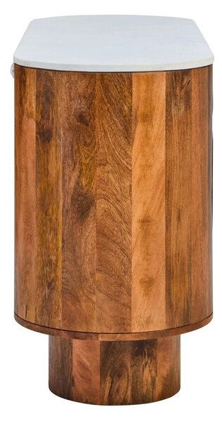 Скрин от масивно манго в естествен цвят 140x75x45 cm Torcino – Premier Housewares
