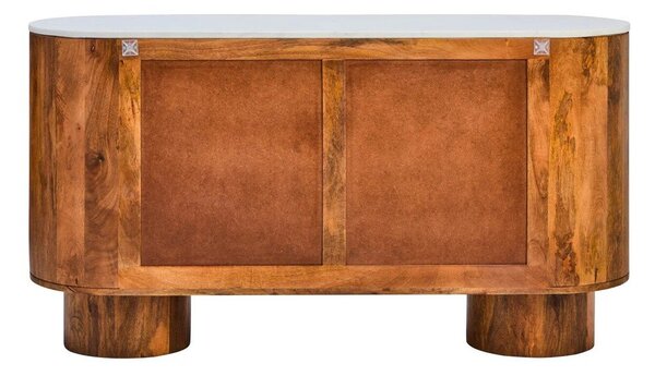 Скрин от масивно манго в естествен цвят 140x75x45 cm Torcino – Premier Housewares