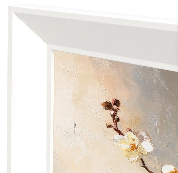 Печатна картина с включена рамка 56x75 cm White Orchid – Styler