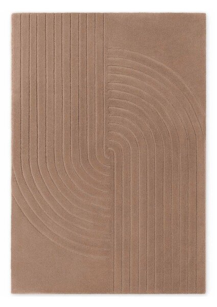 Бежов ръчно изработен вълнен килим 120x180 cm Arcura – Vikosa