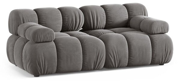 Светлосив кадифен модулен диван 188 cm Bellis – Micadoni