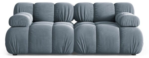 Сив кадифен модулен диван 188 cm Bellis – Micadoni