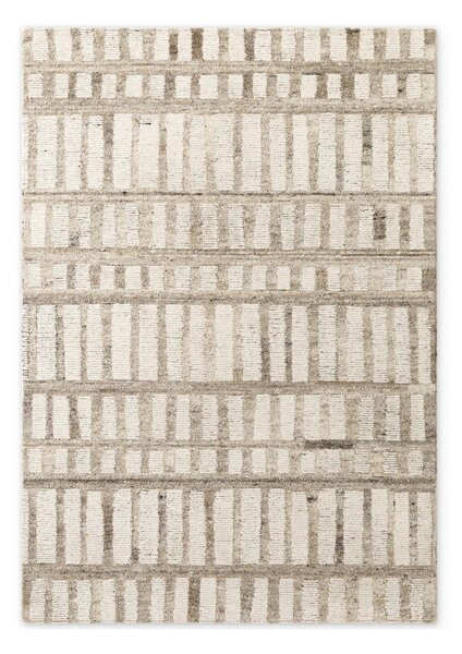 Кремав ръчно изработен вълнен килим 120x180 cm Boho 1.0 Linara – Vikosa