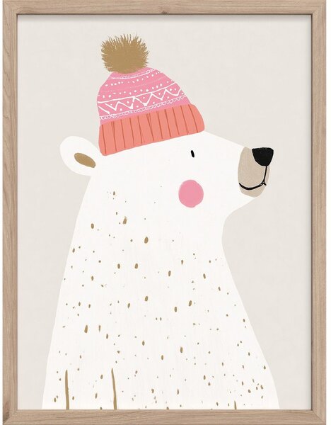 Детска картина 30x40 cm White Bear – Styler