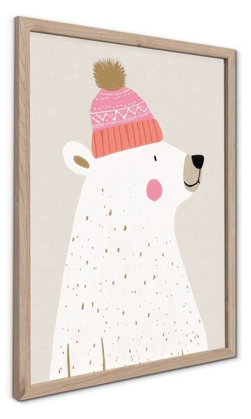 Детска картина 30x40 cm White Bear – Styler