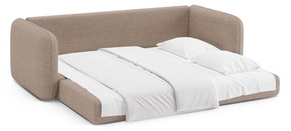 Бежов сгъваем диван 225 cm Dormi – Micadoni