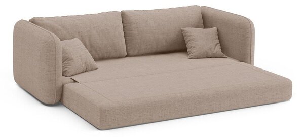 Бежов сгъваем диван 225 cm Dormi – Micadoni