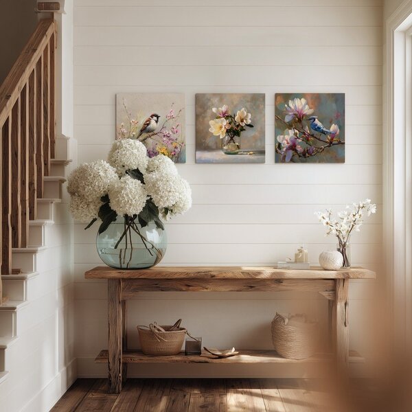 Печатна върху платно картина 32x32 cm Magnolias – Styler
