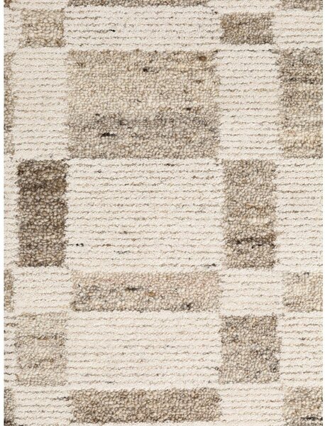 Кремав ръчно изработен вълнен килим 120x180 cm Boho 1.0 Structa – Vikosa