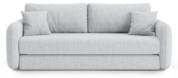Светлосив сгъваем диван 225 cm Dormi – Micadoni