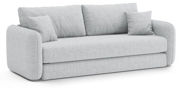 Светлосив сгъваем диван 225 cm Dormi – Micadoni