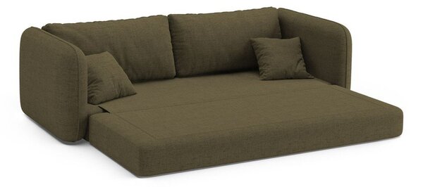Зелен сгъваем диван 225 cm Dormi – Micadoni