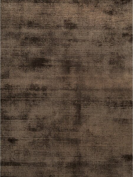 Кафяв ръчно изработен килим от вискоза 80x150 cm Noemi – Vikosa