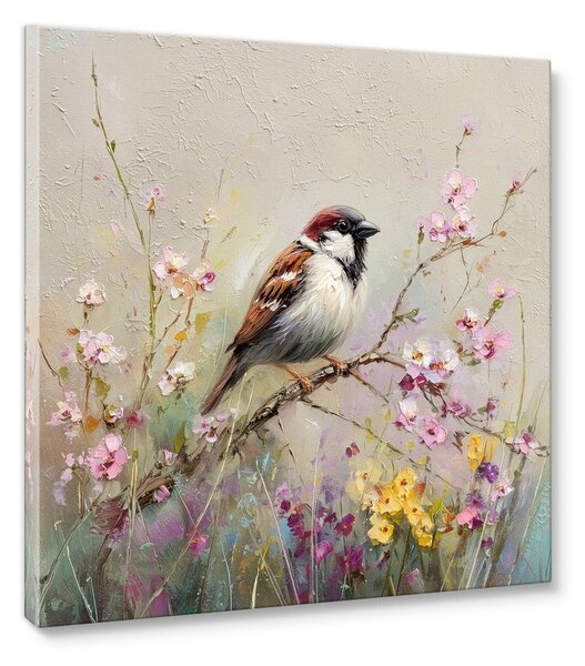 Печатна върху платно картина 32x32 cm Sparrow – Styler