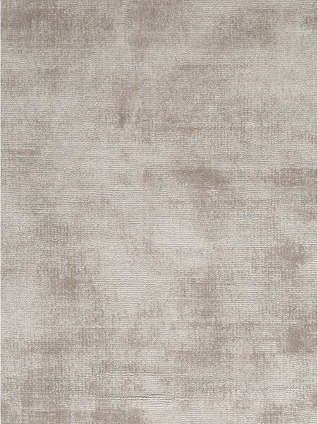 Сив ръчно изработен кръгъл килим от вискоза ø 120 cm Noemi – Vikosa