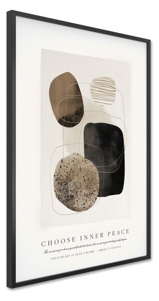 Печатна картина с включена рамка 60x90 cm Inner Peace – Styler