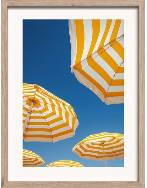 Печатна картина с включена рамка 30x40 cm Umbrellas – Styler