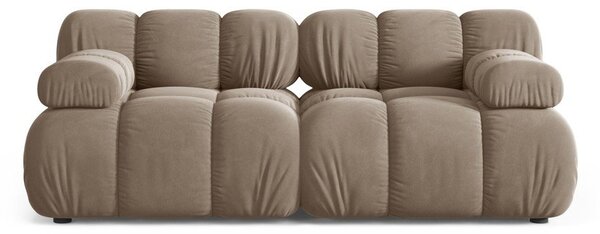Бежов кадифен модулен диван 188 cm Bellis – Micadoni