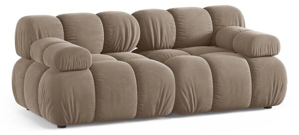Бежов кадифен модулен диван 188 cm Bellis – Micadoni
