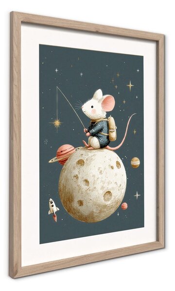 Детска картина 30x40 cm Astro Mouse – Styler