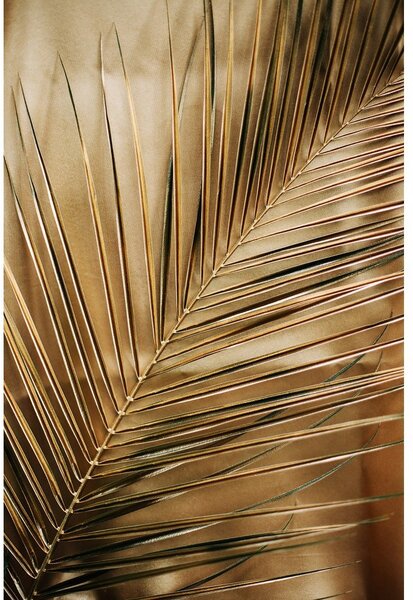 Печатна стъклопис картина 80x120 cm Gold Palm – Styler