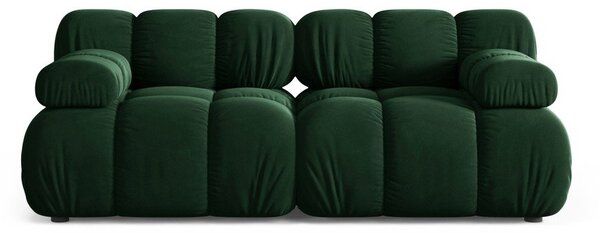 Тъмнозелен кадифен модулен диван 188 cm Bellis – Micadoni