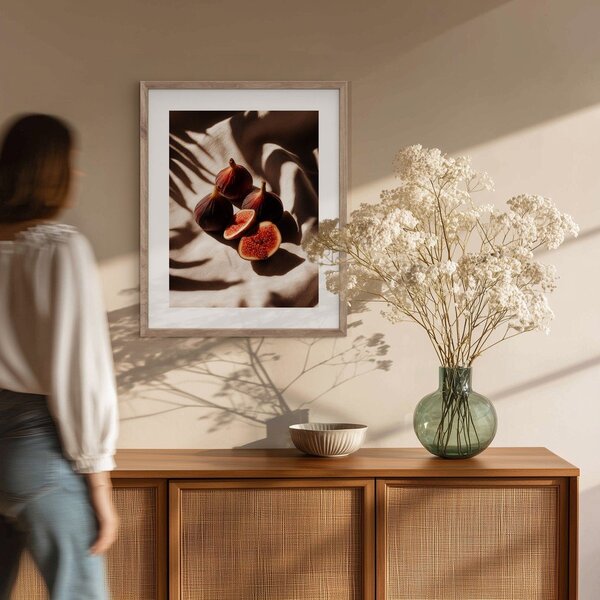 Печатна картина с включена рамка 40x50 cm Ripe Figs – Styler