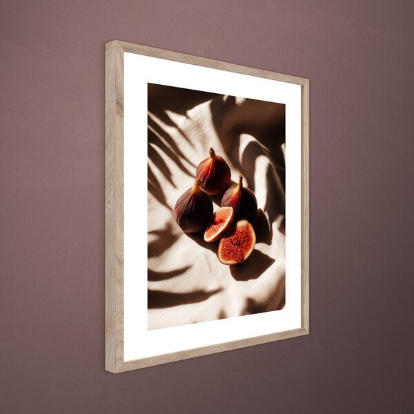 Печатна картина с включена рамка 40x50 cm Ripe Figs – Styler
