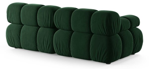 Тъмнозелен кадифен модулен диван 188 cm Bellis – Micadoni