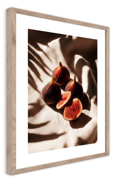 Печатна картина с включена рамка 40x50 cm Ripe Figs – Styler