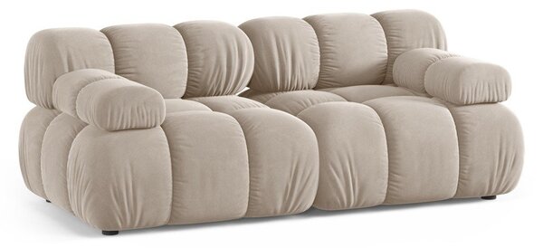 Кремав кадифен модулен диван 188 cm Bellis – Micadoni