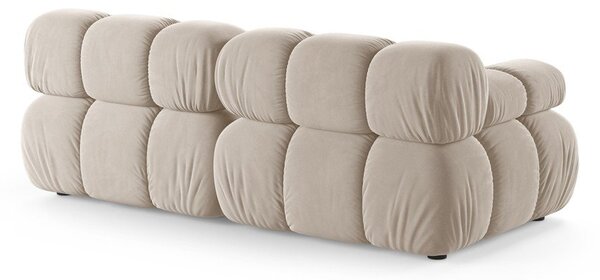 Кремав кадифен модулен диван 188 cm Bellis – Micadoni