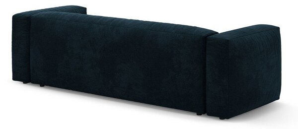 Тъмносин кадифен сгъваем модулен диван 264 cm Martina – Micadoni