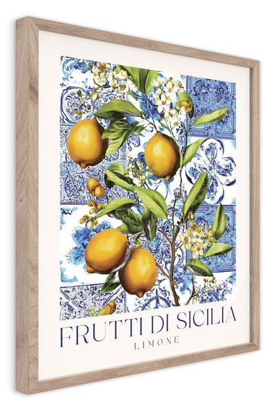 Печатна картина с включена рамка 40x50 cm Sicilia – Styler