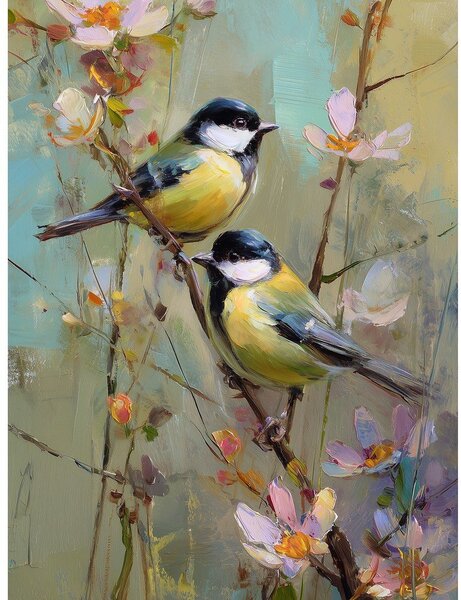 Печатна картина с включена рамка 60x80 cm Parus Pair – Styler