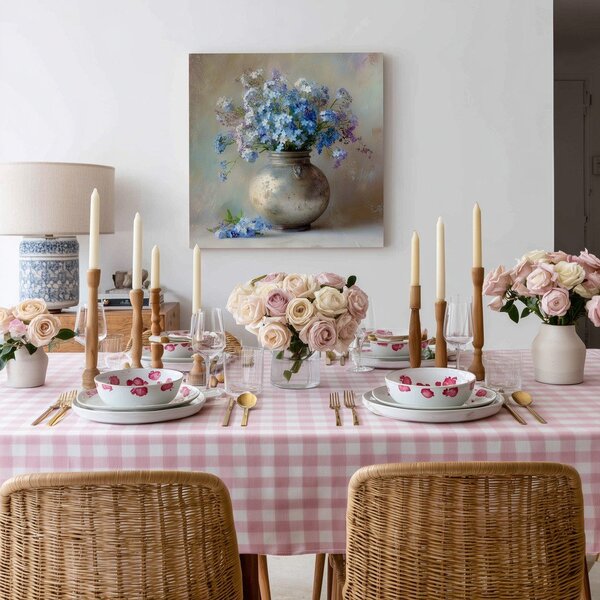 Печатна върху платно картина 32x32 cm Forget-me-not – Styler