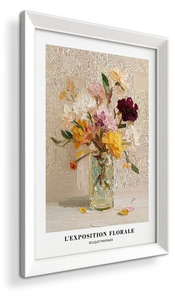 Печатна картина с включена рамка 56x75 cm Sunny Bouquet – Styler