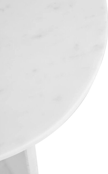 Мраморна кръгла странична масичка ø 40 cm Savio – Premier Housewares