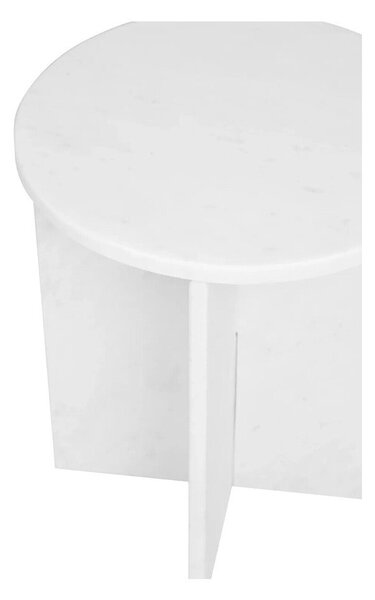 Мраморна кръгла странична масичка ø 40 cm Savio – Premier Housewares