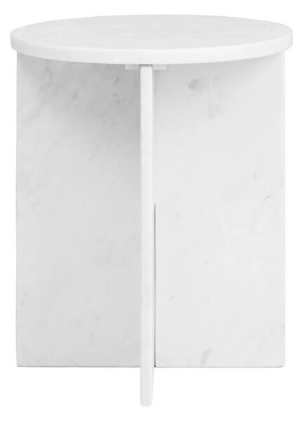 Мраморна кръгла странична масичка ø 40 cm Savio – Premier Housewares