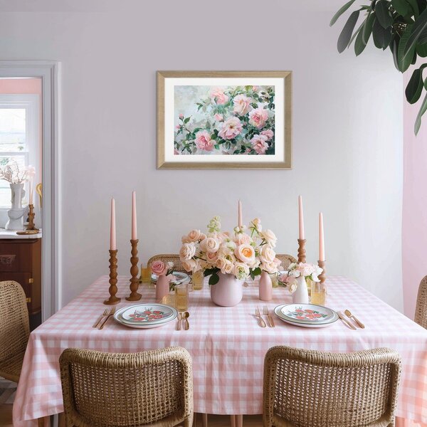 Печатна картина с включена рамка 75x56 cm Blooming Roses – Styler