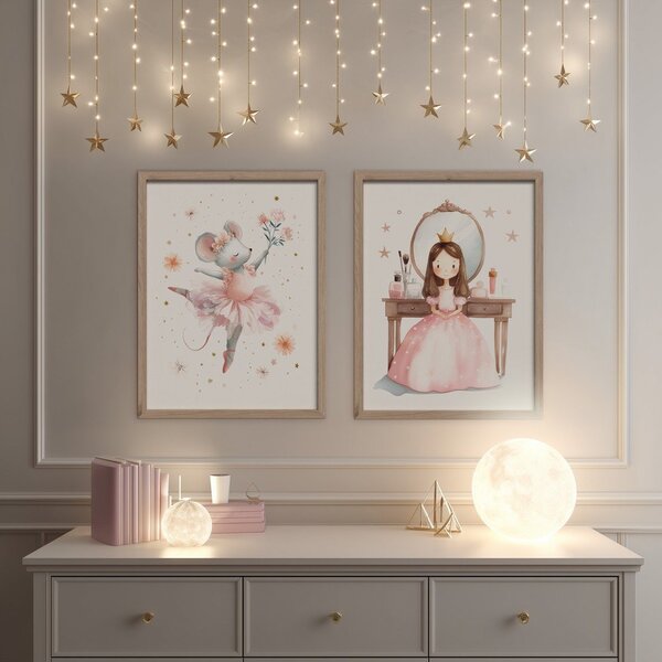 Детска картина 30x40 cm Mouse Ballerina – Styler