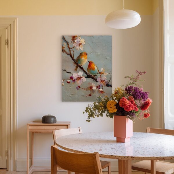 Печатна картина с включена рамка 60x80 cm Robins – Styler