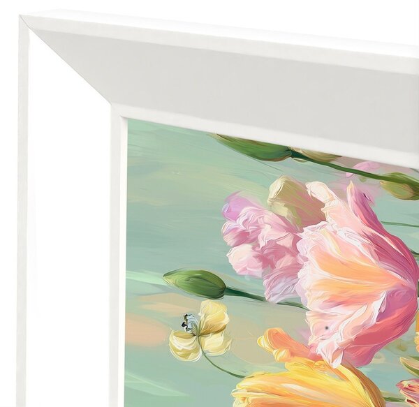 Печатна картина с включена рамка 75x56 cm Spring Tulip – Styler