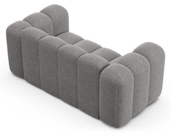 Сив шенилов диван 170 cm Lupine – Micadoni