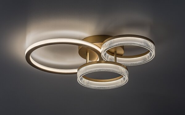 Rabalux 71473 - LED димируемо таванно осветително тяло RIVONA LED/38W/230V 3000-6500K 58,5x38 cm + дистанционно управление